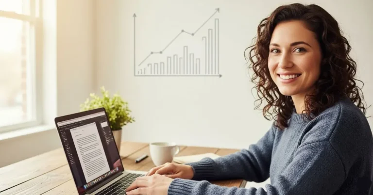 Profissional autônomo sorrindo enquanto planeja como começar a investir sendo autônomo.